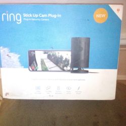 Ring Stick Up cam Plug In Security Camera