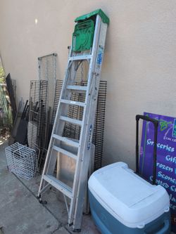 Werner aluminum extension ladder
