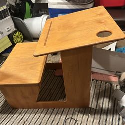 Antique Child School Desk