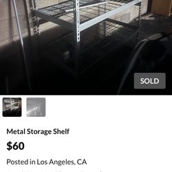 Metal Storage Shelf 
