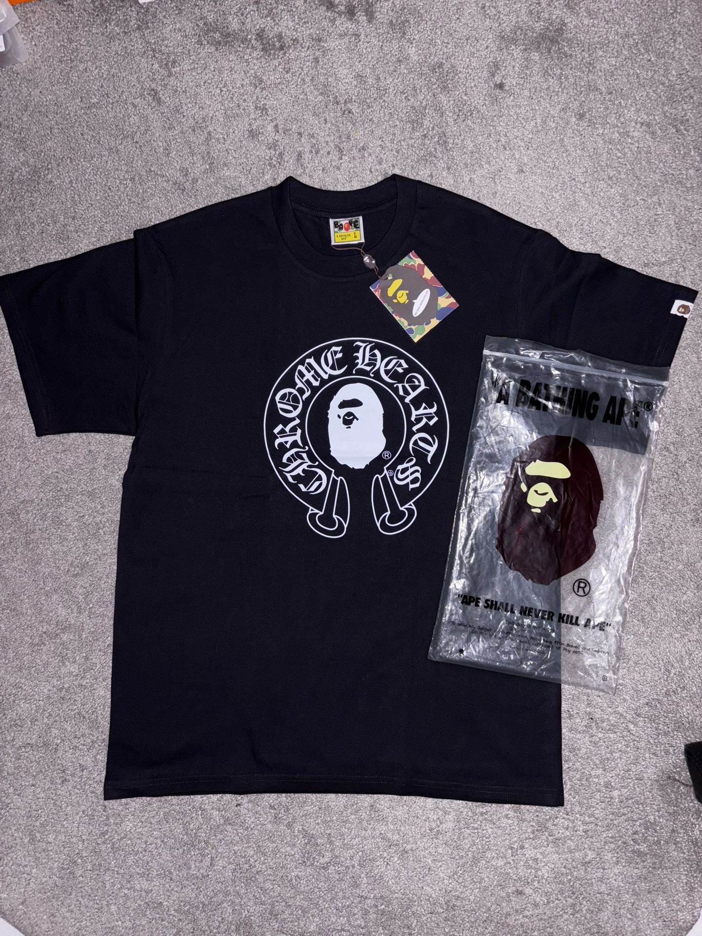 Bape x Chrome Hearts shirt