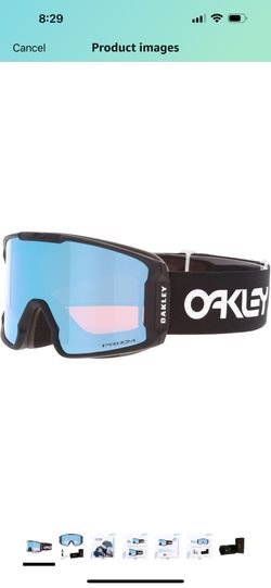 Oakley Line Miner LARGE/MEDIUM Ski Goggles For Men For Women OO7070, OO7093 + BUNDLE with Designer iWear Eyewear Kit