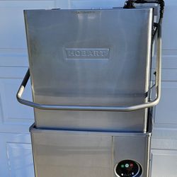 HOBART AM15 HIGH TEMP COMMERCIAL DISHWASHER WITH BUILT IN BOOSTER 