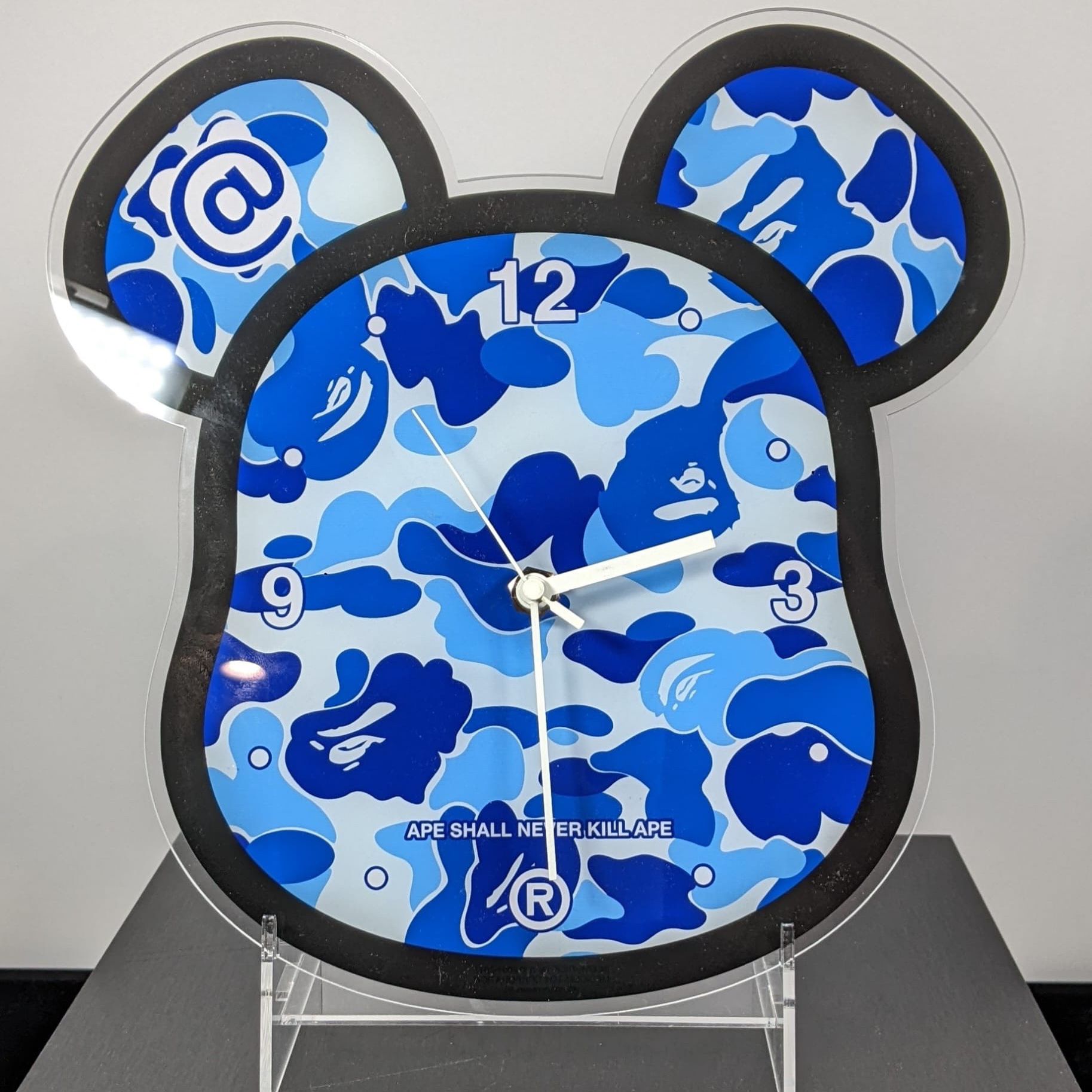 Bape X Bearbrick X Medicom Clock Broken Decorative Only Blue for Sale in  Queens, NY - OfferUp