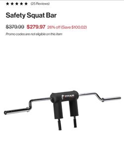 ISO Safety Squat Bar