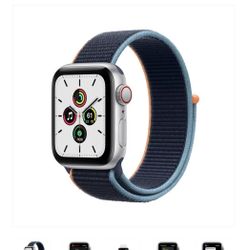 Apple Watch And Deep Navy Sport Loop 