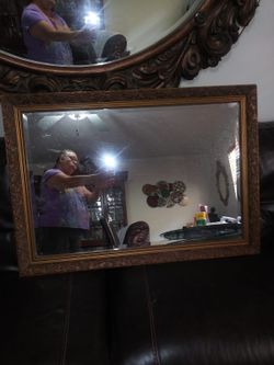 Vintage mirror gold frame 28×41