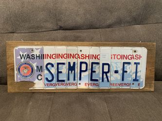 SEMPER-FI sign