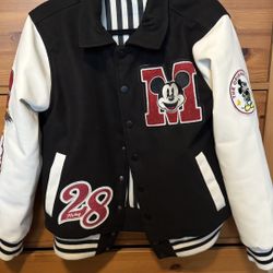 Mickey Mouse Letterman Jacket (Men S/Womens M)