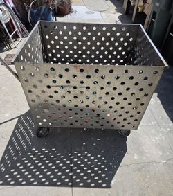 Industrial metal cart