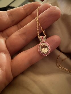Marropino Morganite & Multi Gemstone necklace- new!