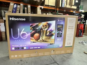 HUGE TV SALE  85" Hisense 4K Mini LED QLED HDR Smart 85U6N