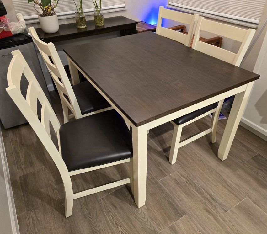 Dining Table With 4 Chairs