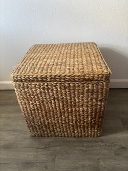 Wicker Storage Cube $15