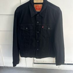 All Black Levi’s Button Up Jacket