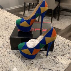 Multicolor Heels 