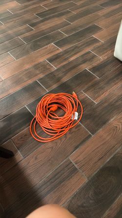 50 ft Orange Extension Cord – $15