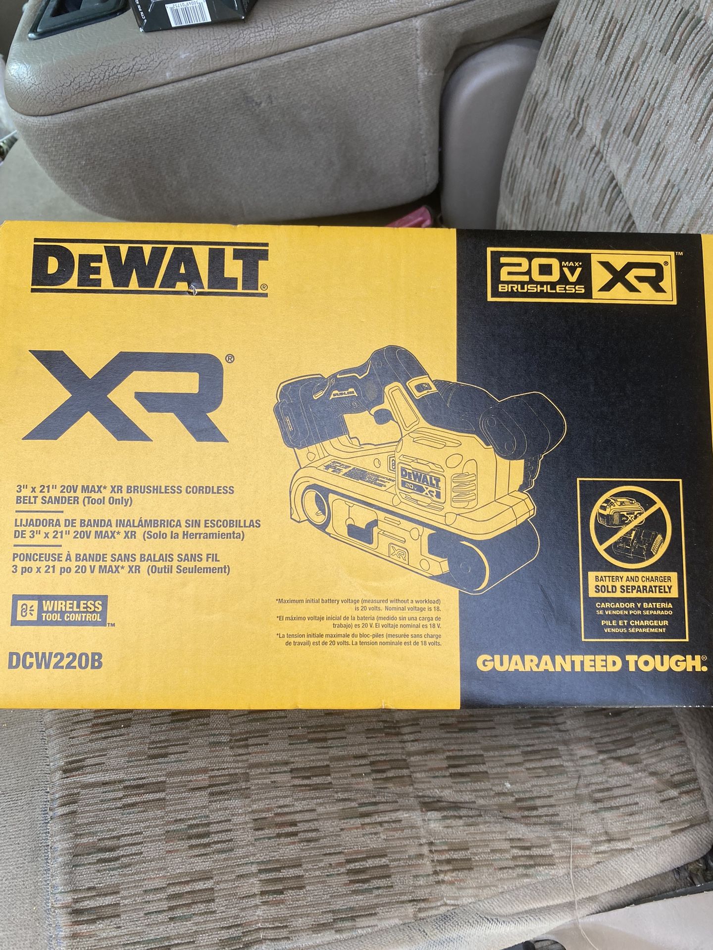 Dewalt 20v XR Belt Sander Brand New