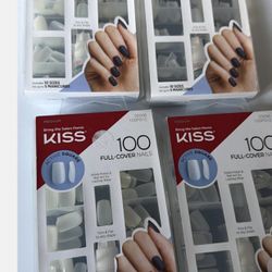 Kiss Full Coverage Nails $6 Each Box New 