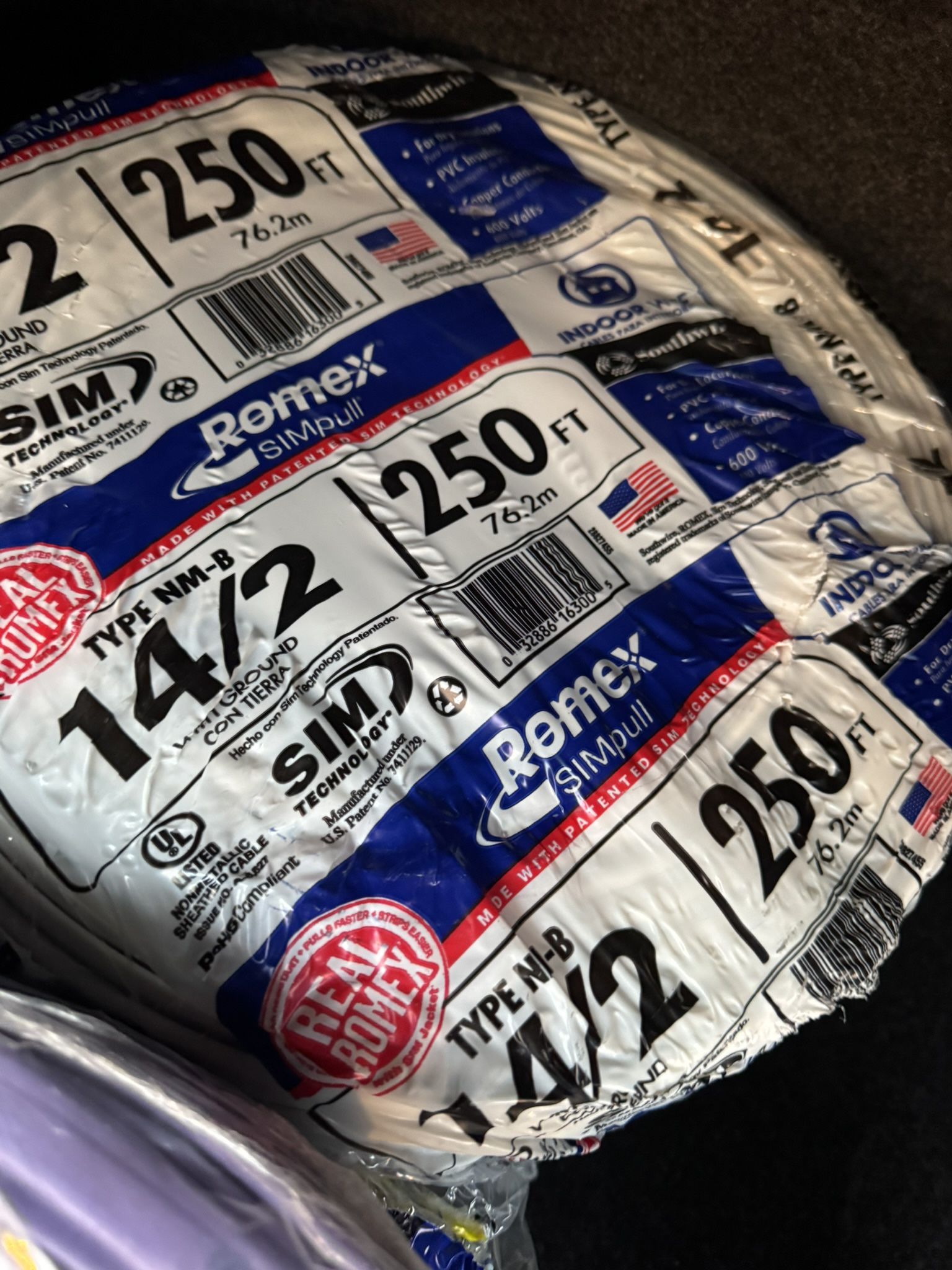 14/2 Romex Electrical Wire Rolls $70 Each