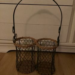 Wine Bottle Holder For 2 Bottles 