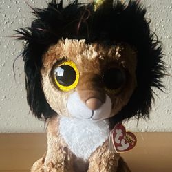Ty Beanie Boo Ramsey NWT Lion Unicorn Plush Stuffed Animal Toy 8 Inch Aug 16 BD