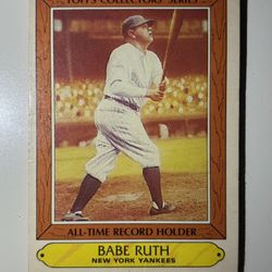 1985 Topps Collector’s Series #31 - Babe Ruth Card - Original