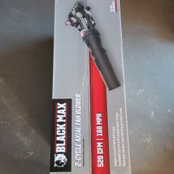 Black Max 2-Cycle Gas Axial Fan Blower 520 CFM and 160 MPH