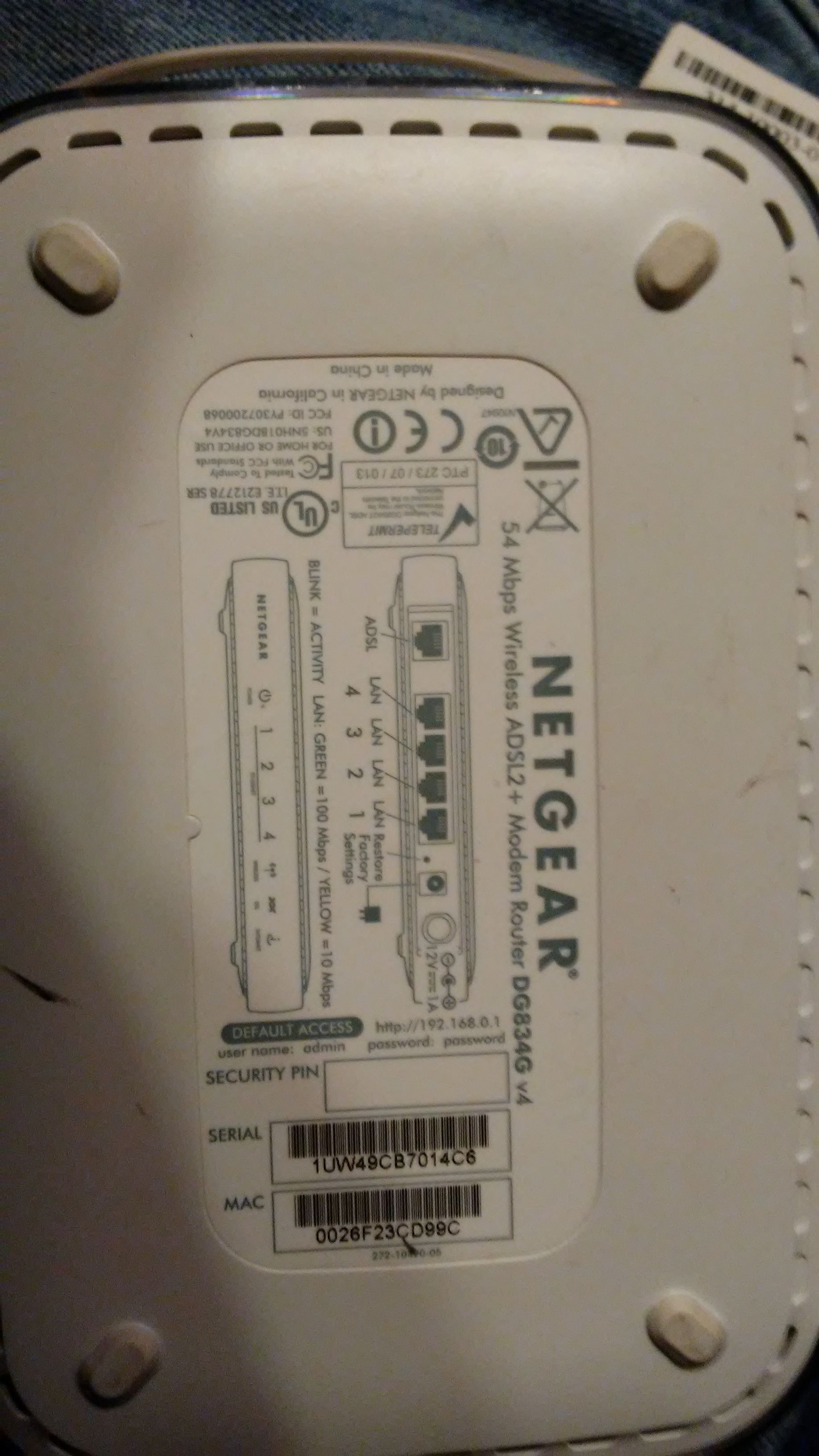 Netgear wireless modem