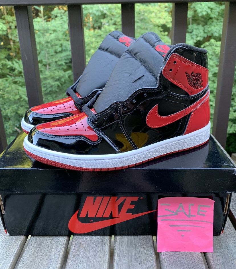 Jordan 1 patent bred size 8.5,All Products : American Fashion Style Bags On Sale