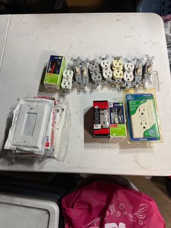 Electrical Outlets, Switches & Covers Mixed Lot