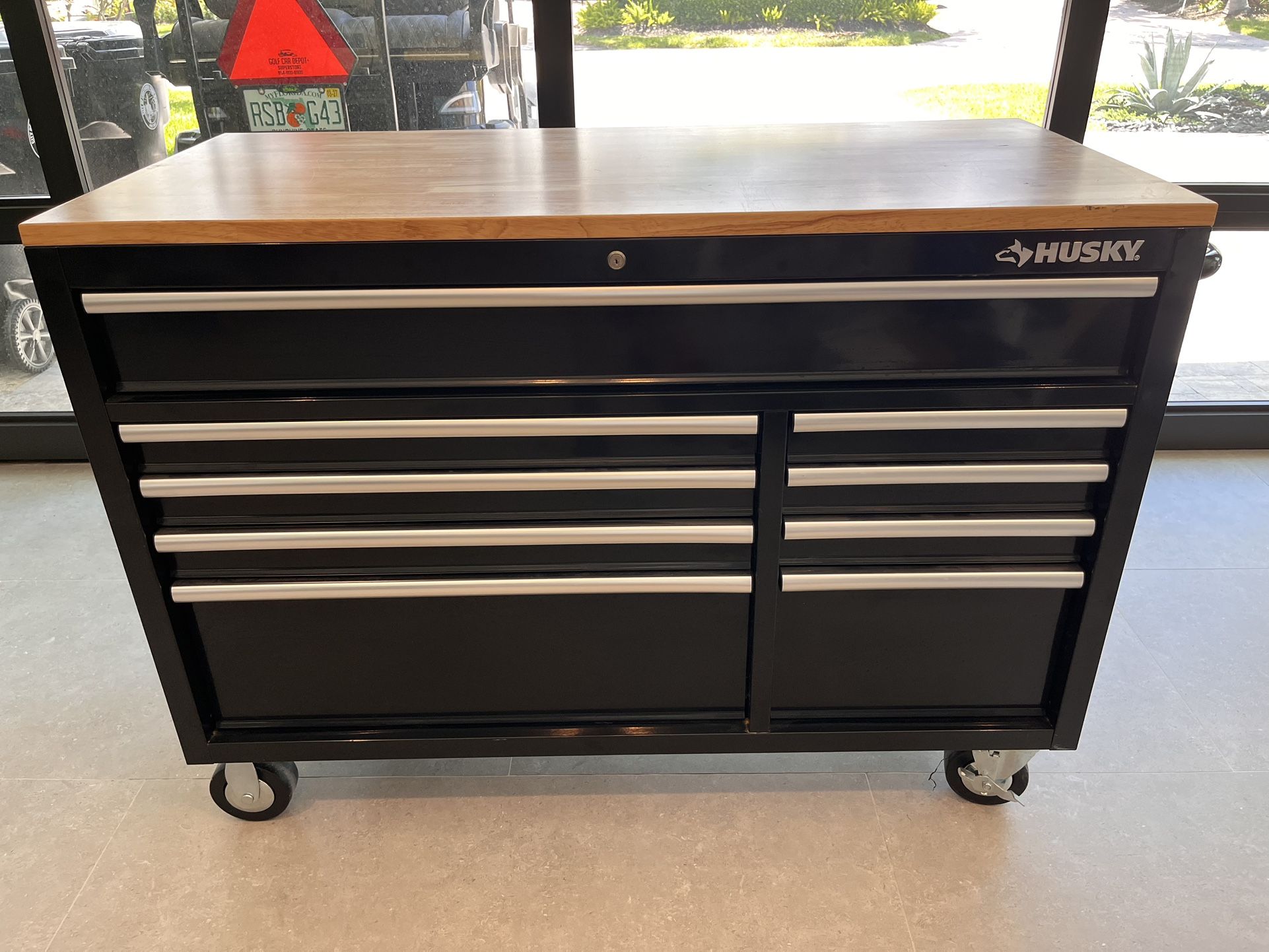 Husky 52” 9 Drawer Mobile Workbench