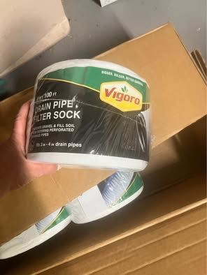 4 in. x 100 ft. Drainage Filter Sock Roll (6)