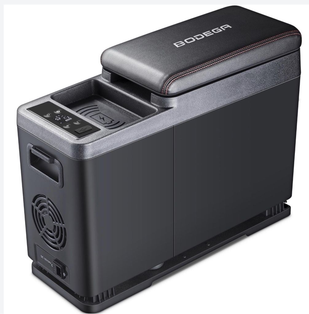 BODEGAcooler Mini Portable Car Armrest Refrigerator CF8 9 Qt/8L for MPV