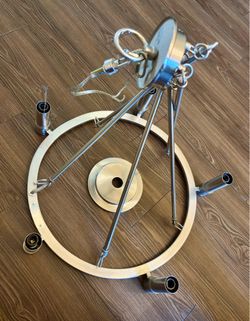 Brushed Nickel chandelier