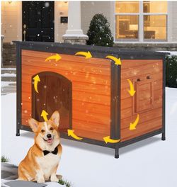 Insulated Dog House Outdoor Weatherproof