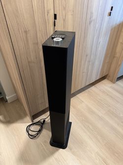 Tower speaker with built in sub woofer