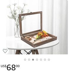 HOUOOFVA - Extra large 16 x 20-inch shade boxes, deep shadow frame with magnetic door and metal lock for souvenir photos, bouquet of flowers, commemor