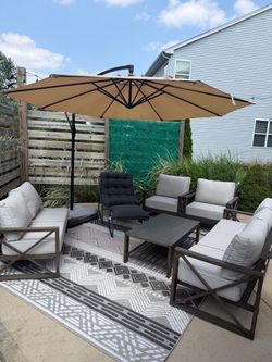 Backyard patio furniture