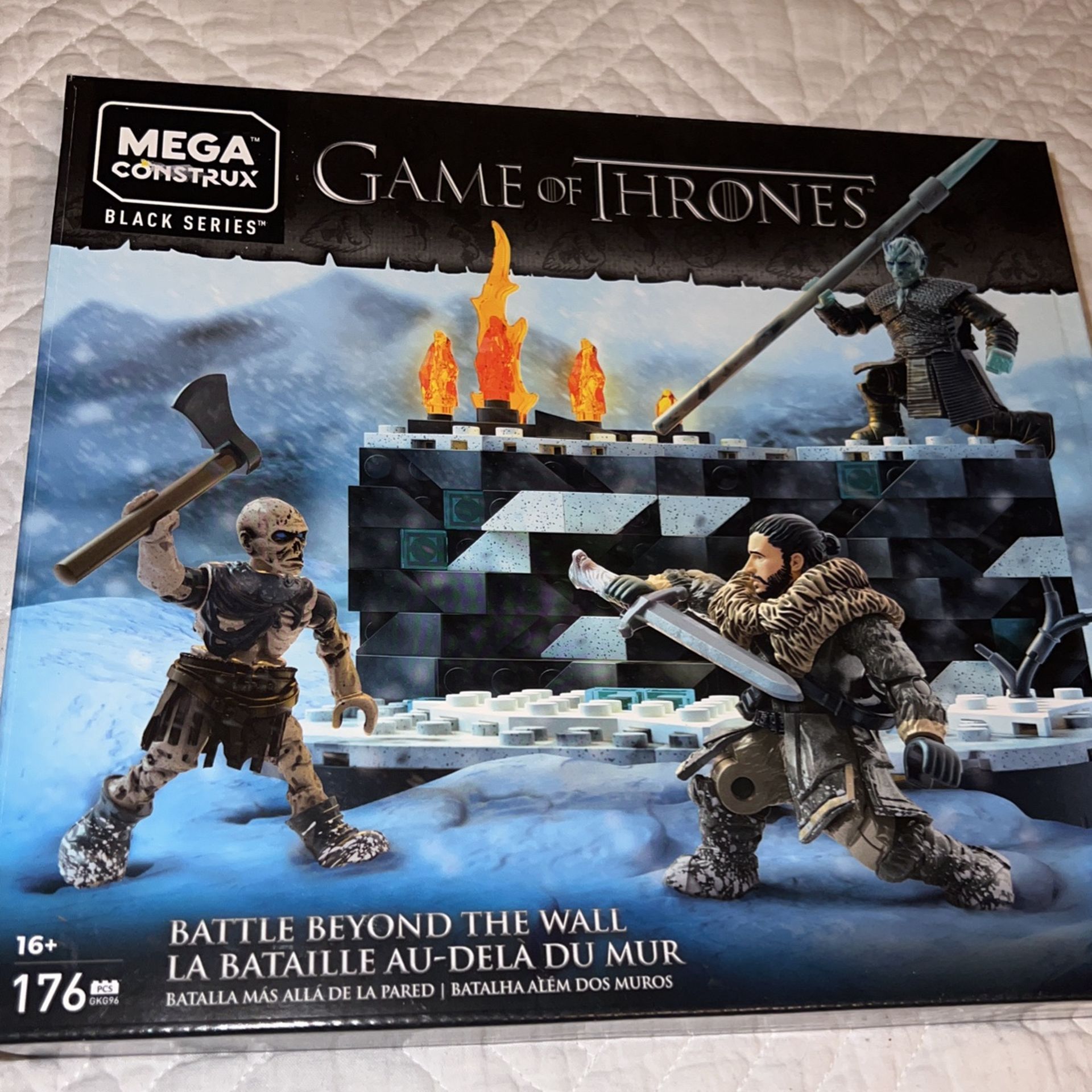 Game of Thrones Mega Construx Battle Beyond The Wall HBO Build Toy Set NEW