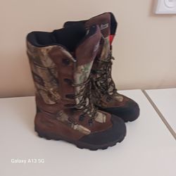 ROCKY BOOTS UTILITY CAMO SIDE ZIPPER