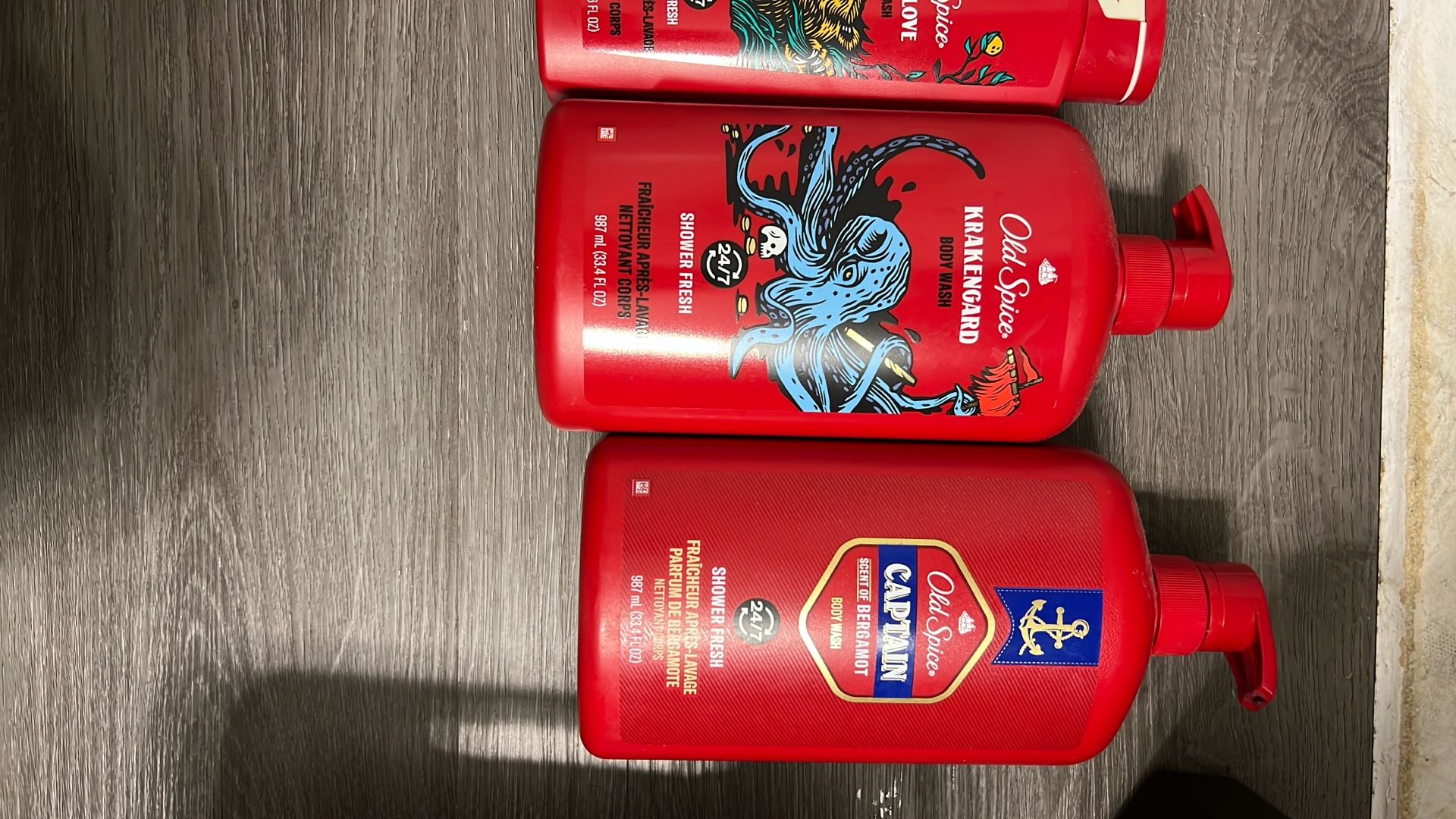 Brand new unused Men bathing products