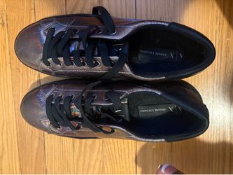 Armani Exchange Iridescent Sneakers – Black Lace