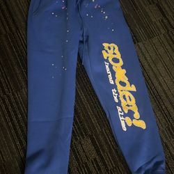Spider Worldwide Blue Sweatpants 