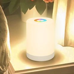 Desktop Nightlight, Touch Night Light for Bedroom Breastfeeding, Rechargeable Portable Bedside Lamp, Birthday Gift for Baby Kids Teens Boys Girls