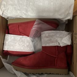 Ugg Heritage Bow Red Wine size 5 women’s