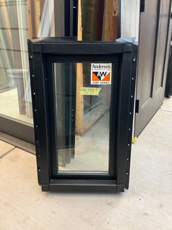 Black picture window 18x30