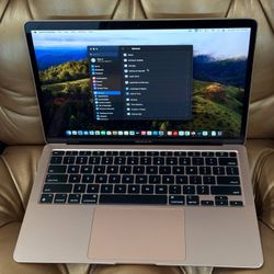 2020 Apple MacBook Air 13.3" M1 7 Core Rose Gold 3.2GHz 8GB RAM 256GB SSD A2337 Scratches