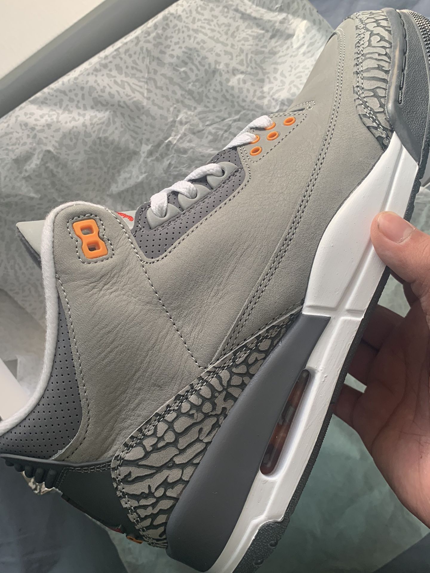 Jordan 3 Cool Grey Size 10