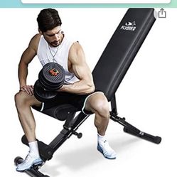 New Flybird Adjustable Folding Space Saving Heavy Duty Weight Bench 3-Seat + 7-Back Positioning 